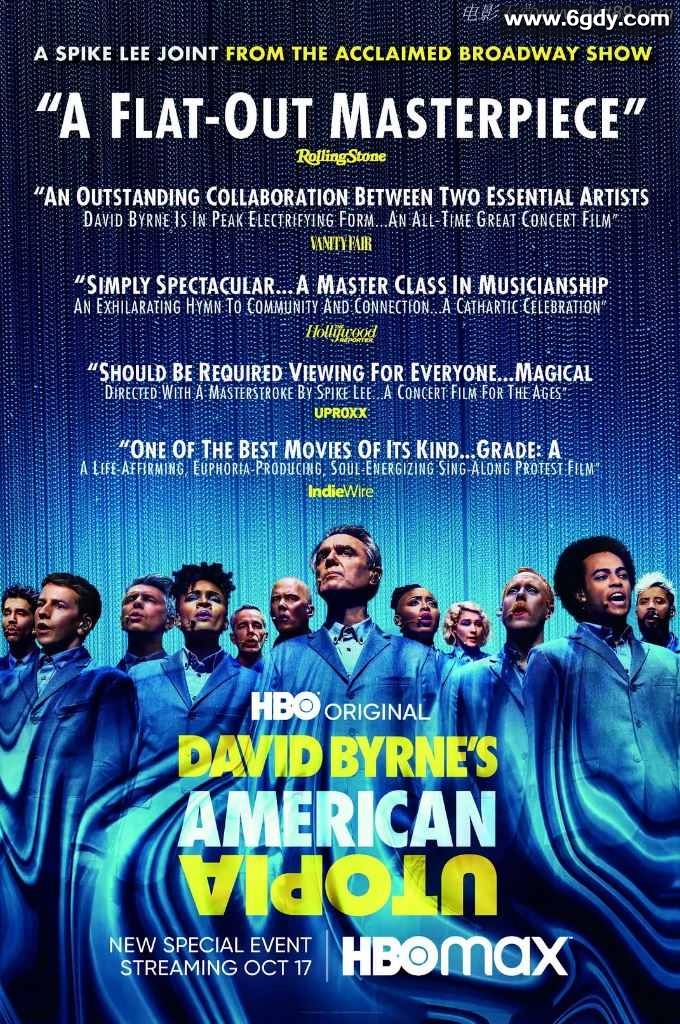 2020年美国8.0分音乐片《大卫·伯恩的美国乌托邦》BD中英双字迅雷下载