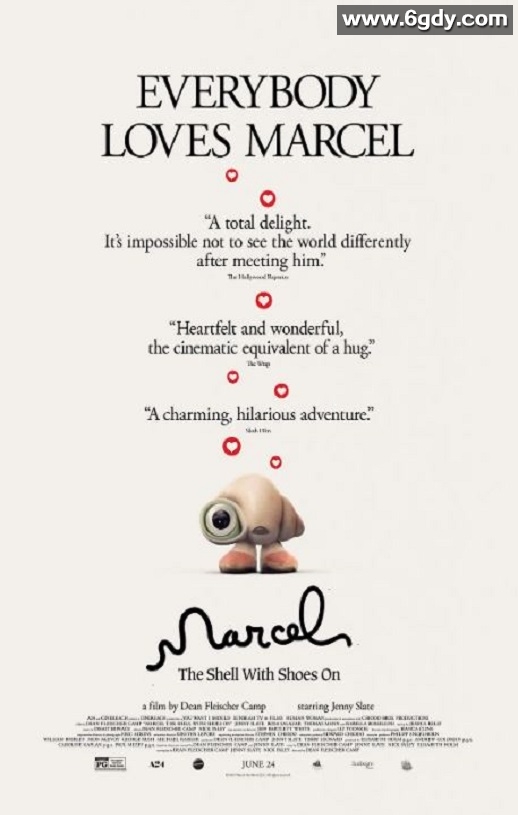 2021年美国7.7分动画片《穿着鞋子的贝壳马塞尔》BD中英双字迅雷下载