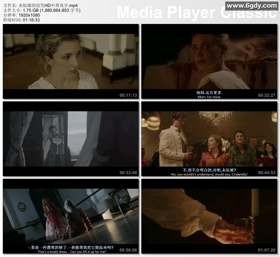 2024年美国惊悚片《灰姑娘的诅咒》HD中英双字迅雷下载