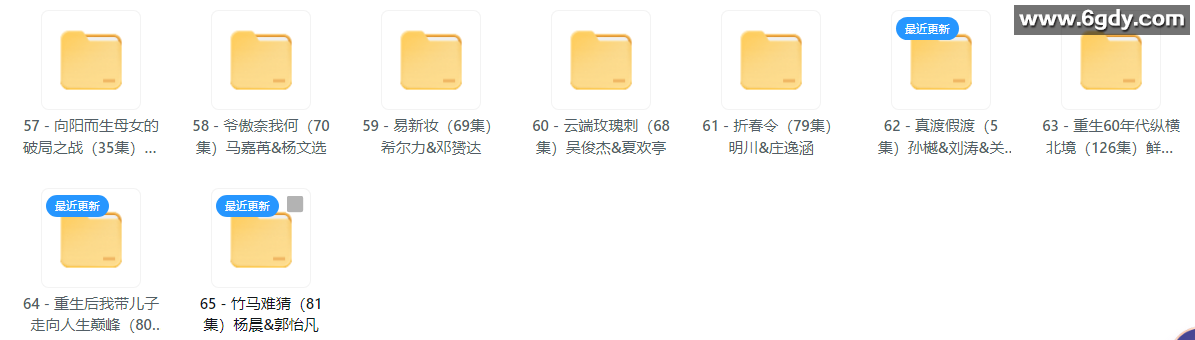 [短剧] 2025年06月29日 精选+付费短剧推荐63部 
