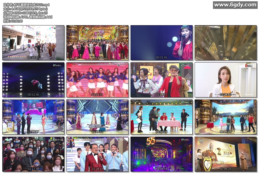 庆祝TVB台庆：星光璀璨，万众瞩目！[2022][粤语1080P] 