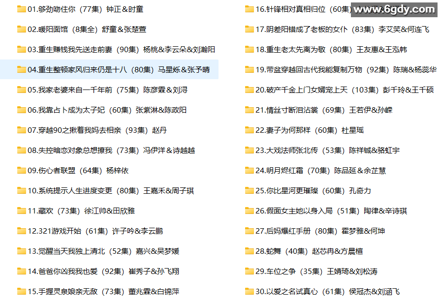 [短剧] 2025年07月15日 精选+付费短剧推荐30部 