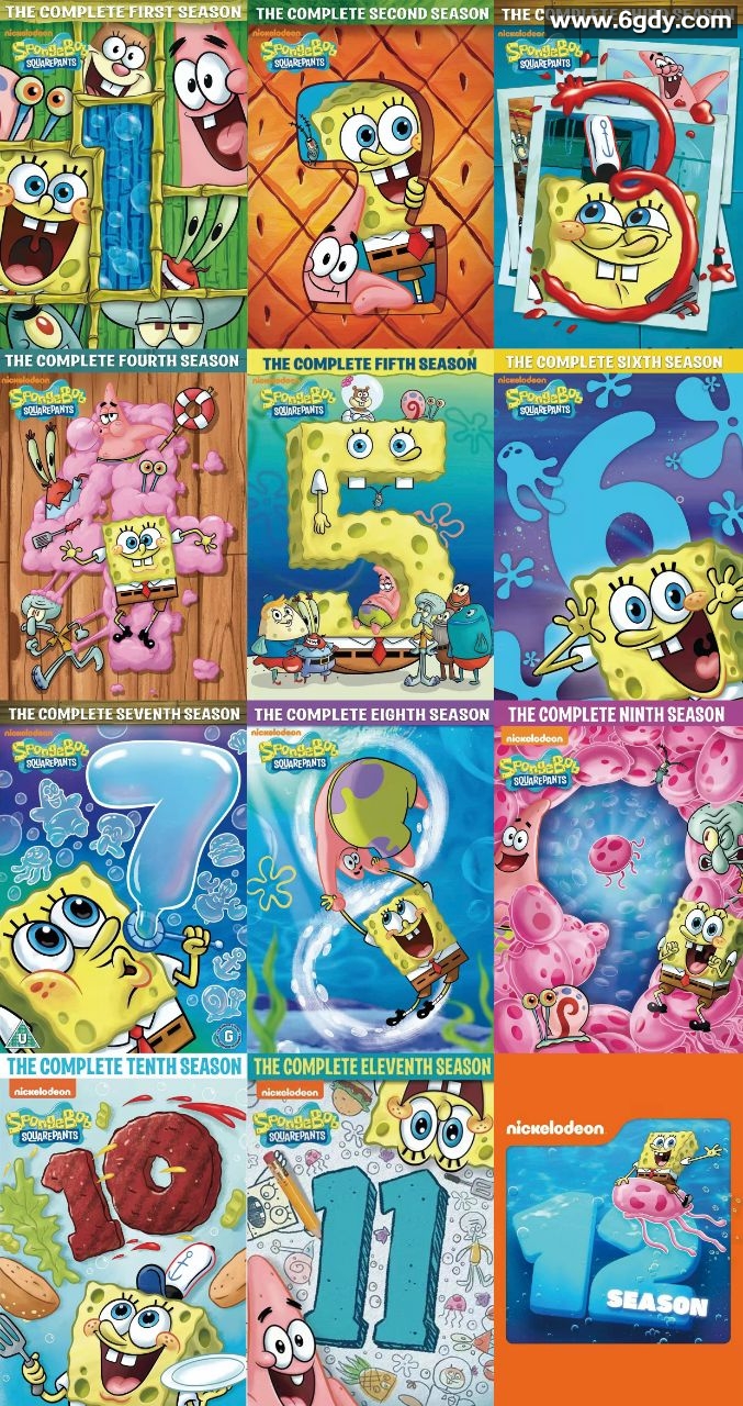 《海绵宝宝》系列合集 国语台配 CCTV版(1-13季全集) + 剧场版 - 经典动画系列 