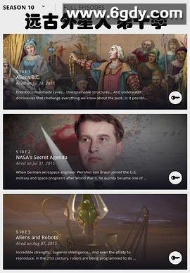 远古外星人 第十季(2015)完结已完结迅雷网盘全集下载